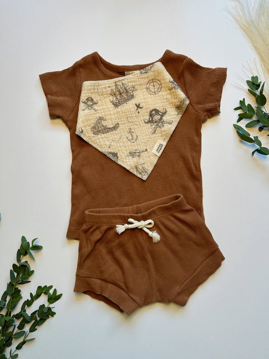 Pirate Bandana Bib - Sparrow
