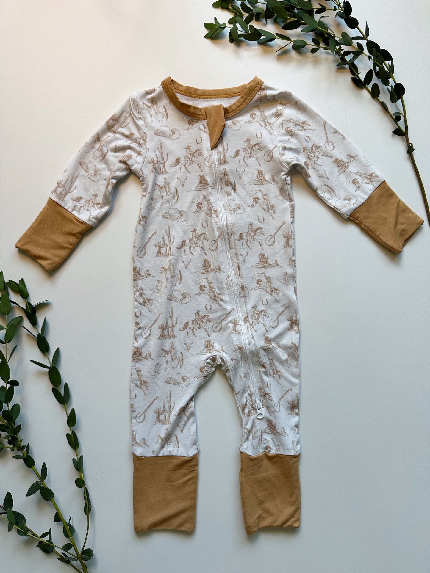 Rip's Rodeo Bamboo Onesie