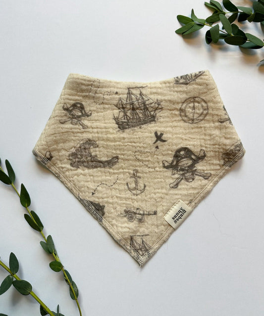 Pirate Bandana Bib - Sparrow