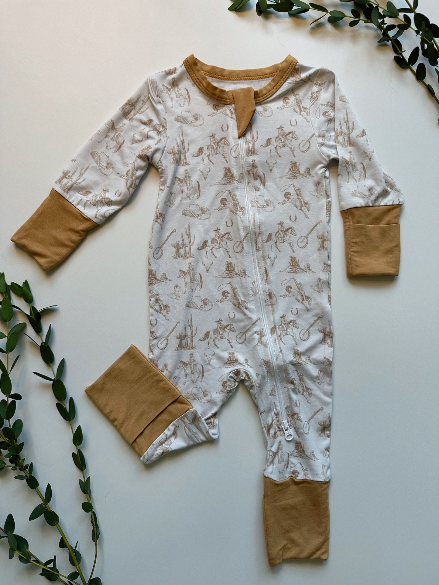 Rip's Rodeo Bamboo Onesie