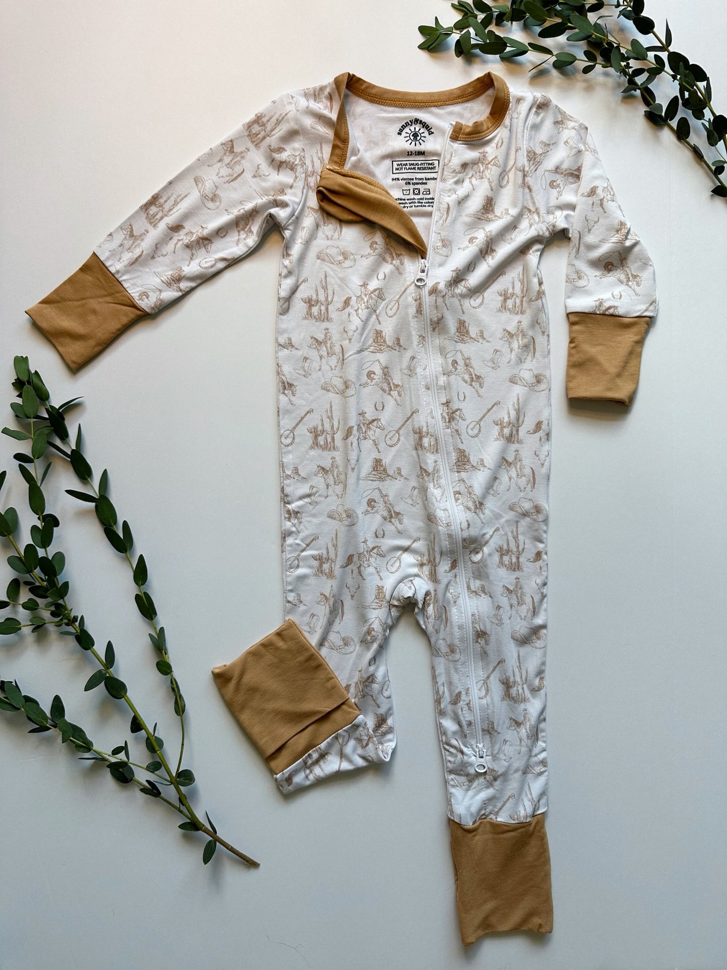 Rip's Rodeo Bamboo Onesie